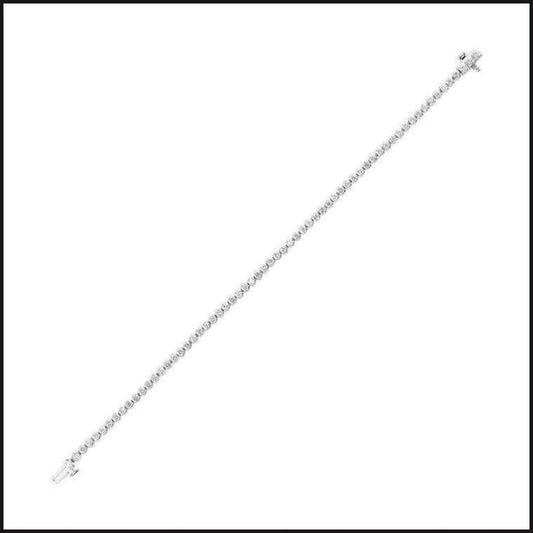 14k White Gold Diamond Tennis Bracelet-bracelet-That Guy's Secret