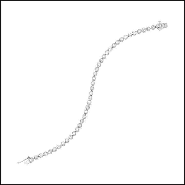 14k White Gold Diamond Tennis Bracelet-bracelet-That Guy's Secret