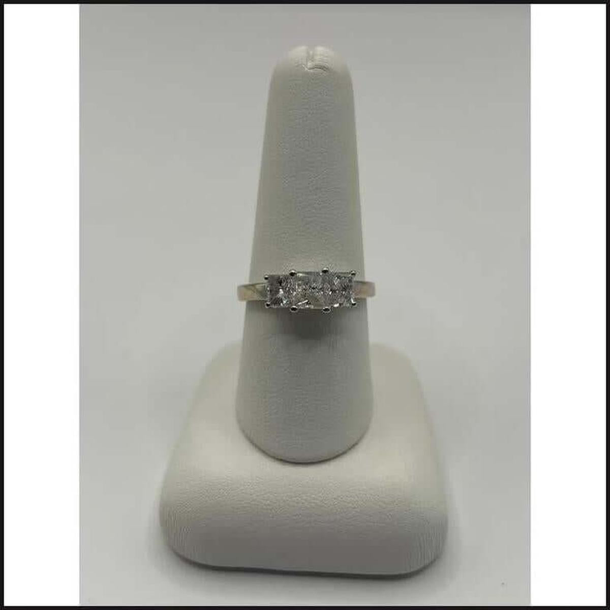 14kw PC 3 stone diamond ring-Ring-That Guy's Secret