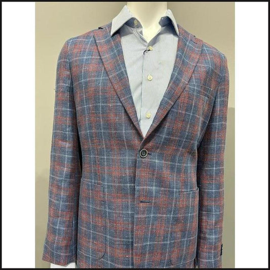 Aegean & Rose Box Plaid Blazere-Blazer-That Guy's Secret