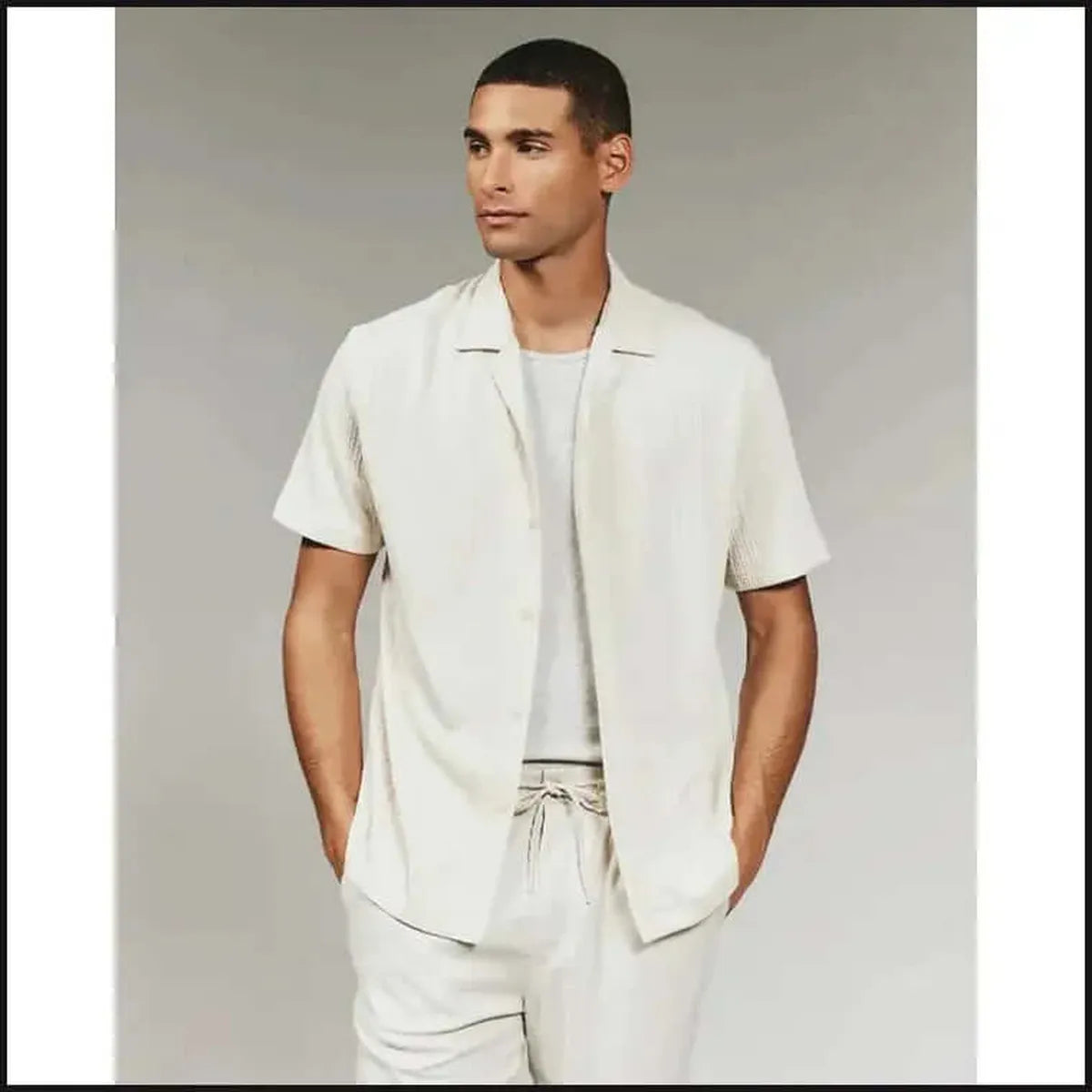 Andros Camp Shirt-Short Sleeve Button Down-That Guy's Secret