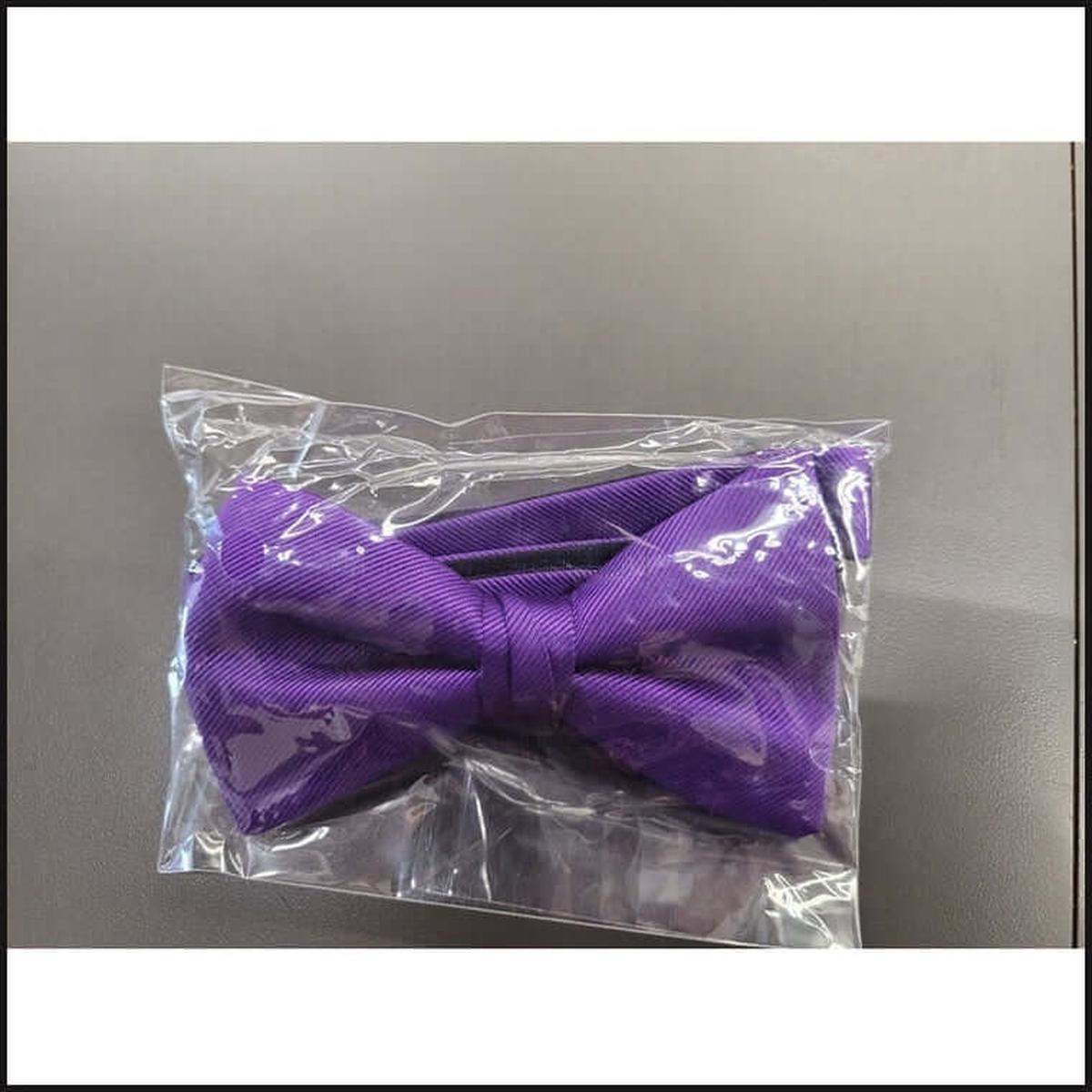Barcelona Solid Bowtie and Pocket Square Set - That Guy's Secret