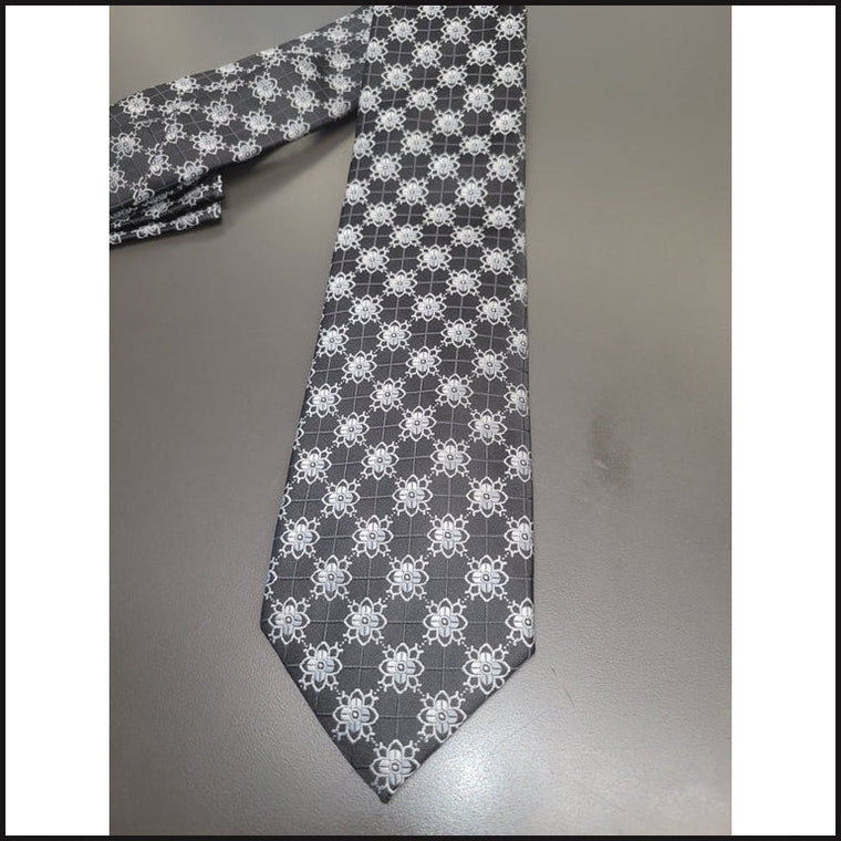 Barcelona Patterned Microfiber Neck Ties-Windsor-That Guy's Secret