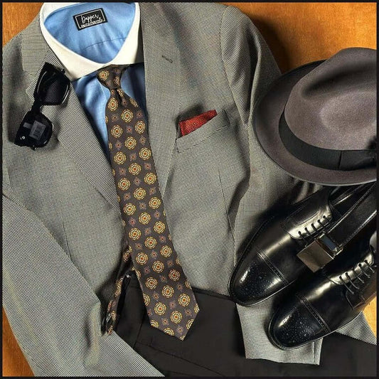 Black/White Houndstooth Sportscoat - That Guy's Secret