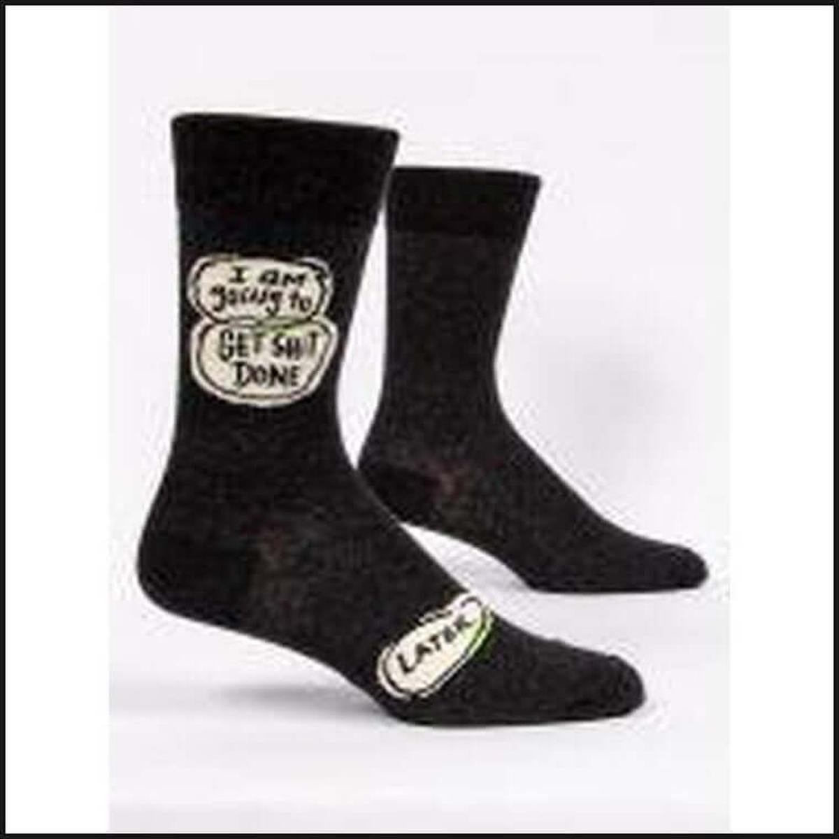 Blue Q Men's Crew Socks (Assorted) - That Guy's Secret