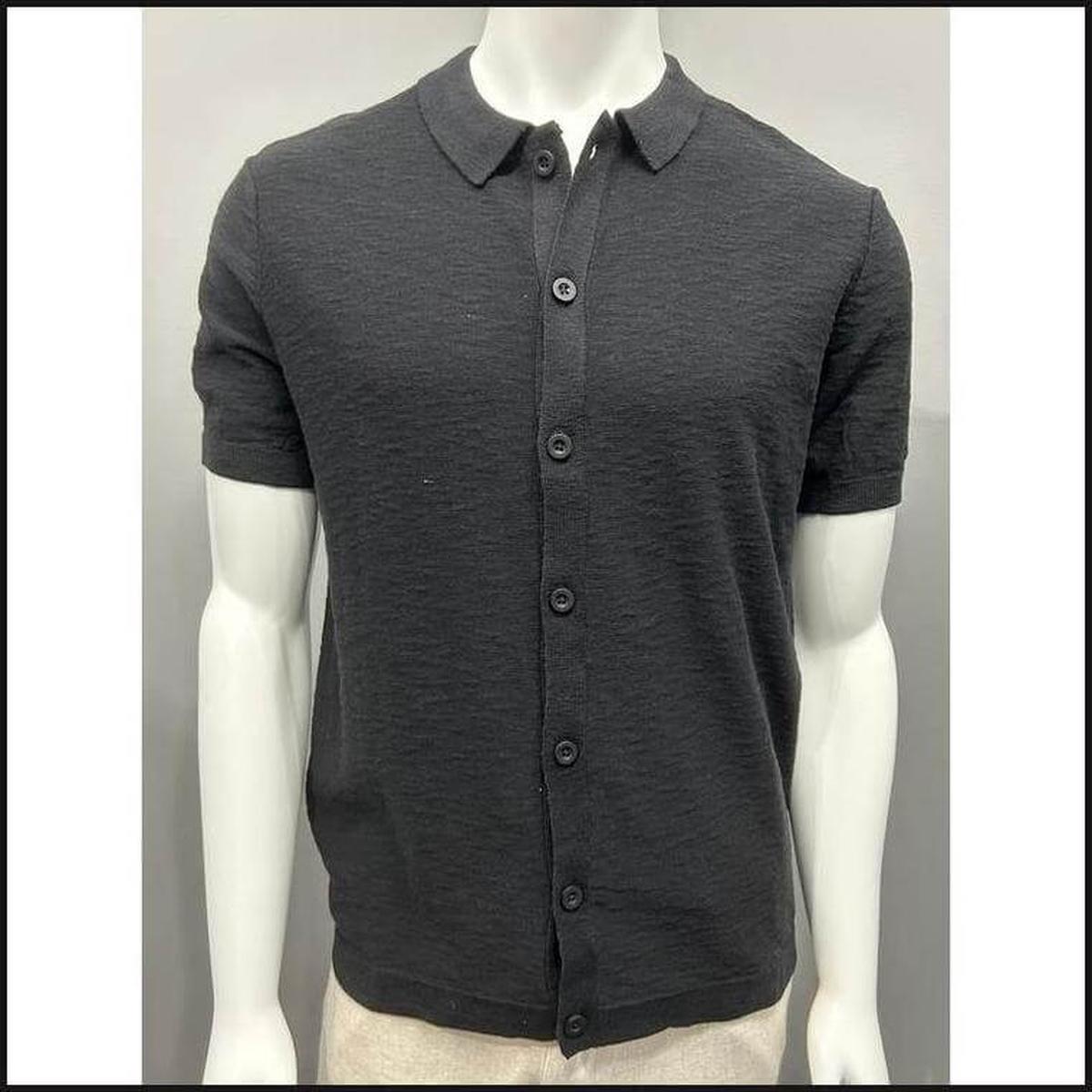 Brennan Short Sleeve Button Down Sweater-Short Sleeve Button Down-That Guy's Secret