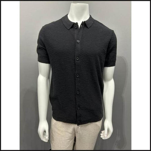 Brennan Short Sleeve Button Down Sweater-Short Sleeve Button Down-That Guy's Secret