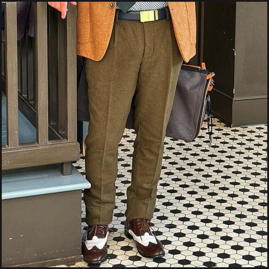 Brushed Flannel Dress Pants - That Guy's Secret