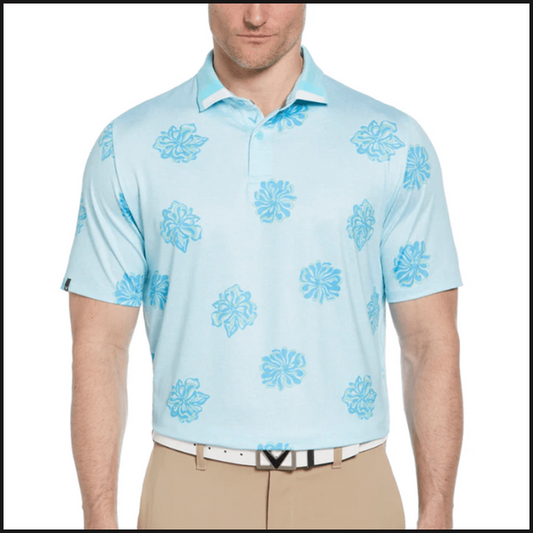 Bunker Floral Print Polo-Polo Shirt-That Guy's Secret