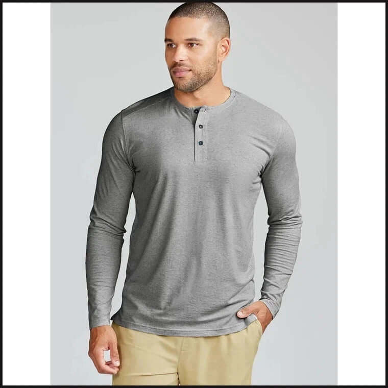 Everywear Long Sleeve Henley - That Guy's Secret