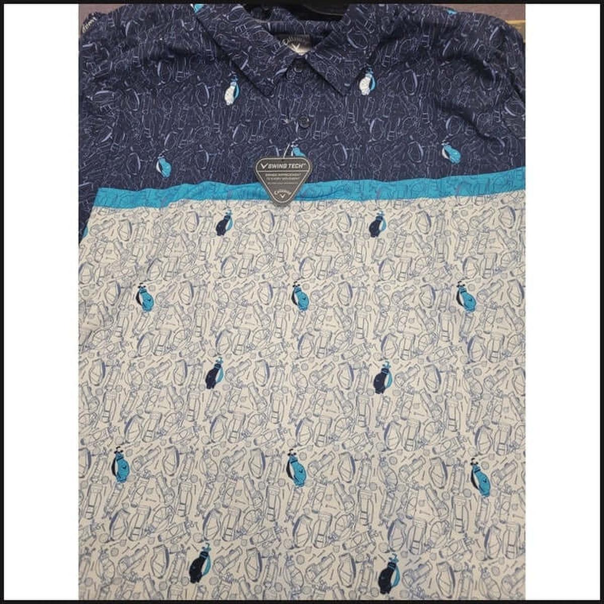 Golf Bag Novelty Print Golf Polo - That Guy's Secret