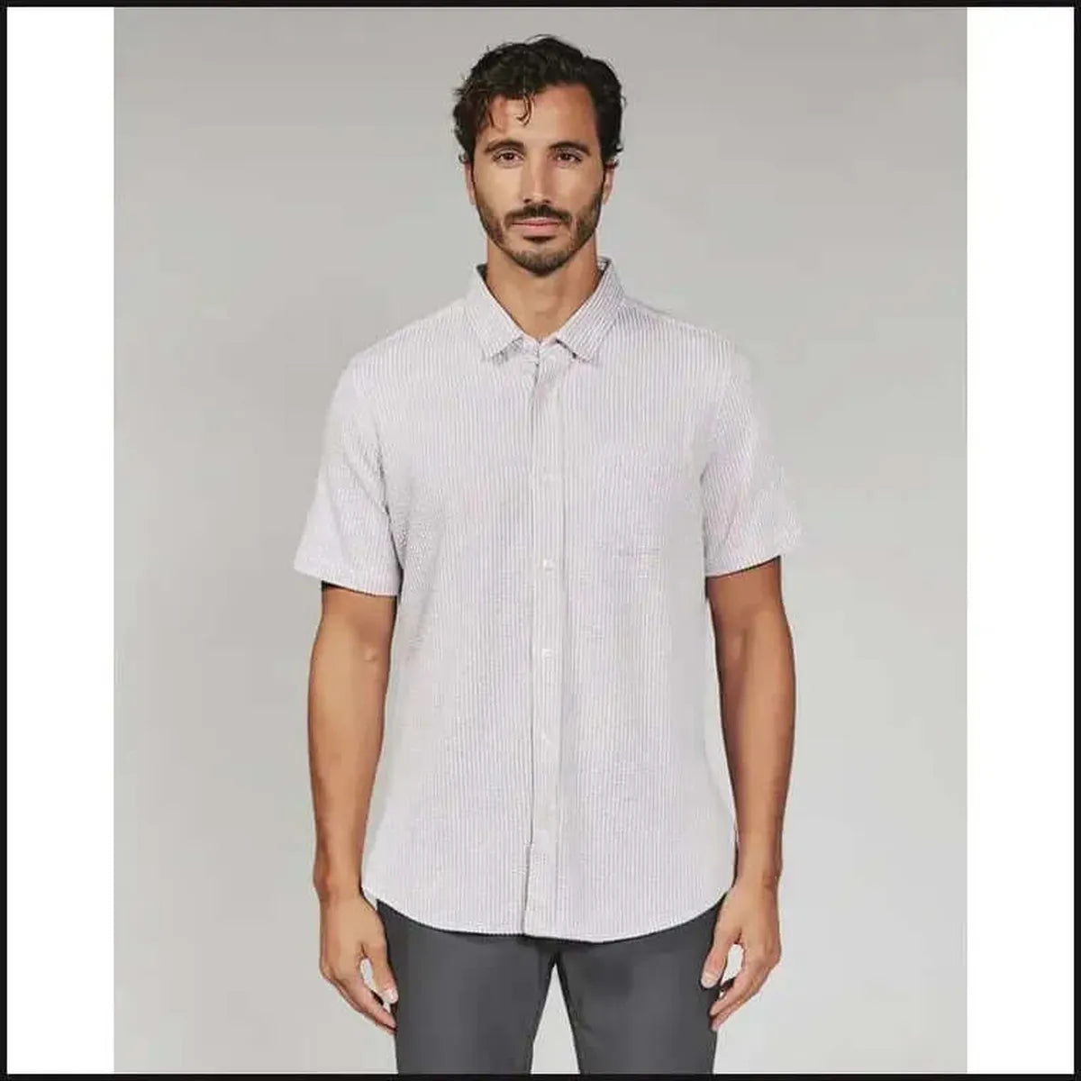 Keaton Short Sleeve Button Down-Short Sleeve Button Down-That Guy's Secret
