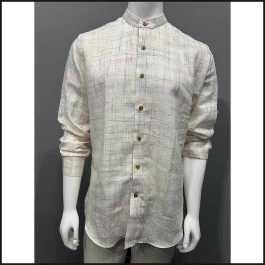 Kentucky Rainbow Linen Plaid-Button Down Shirt-That Guy's Secret