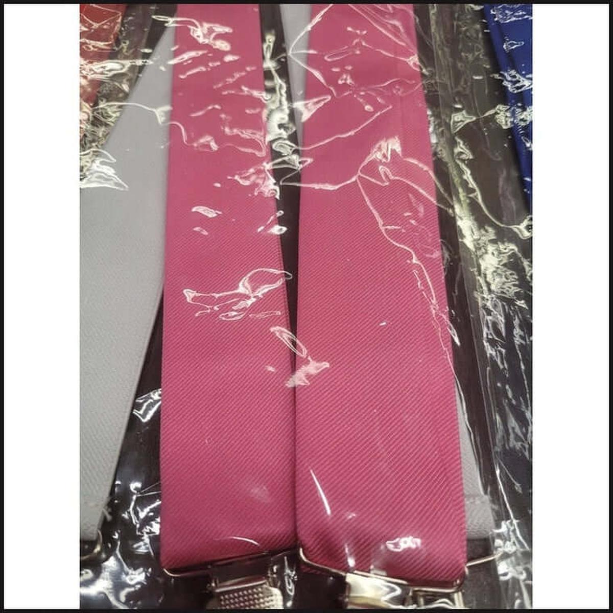 Larr Brio Solid Snap On Suspenders - That Guy's Secret