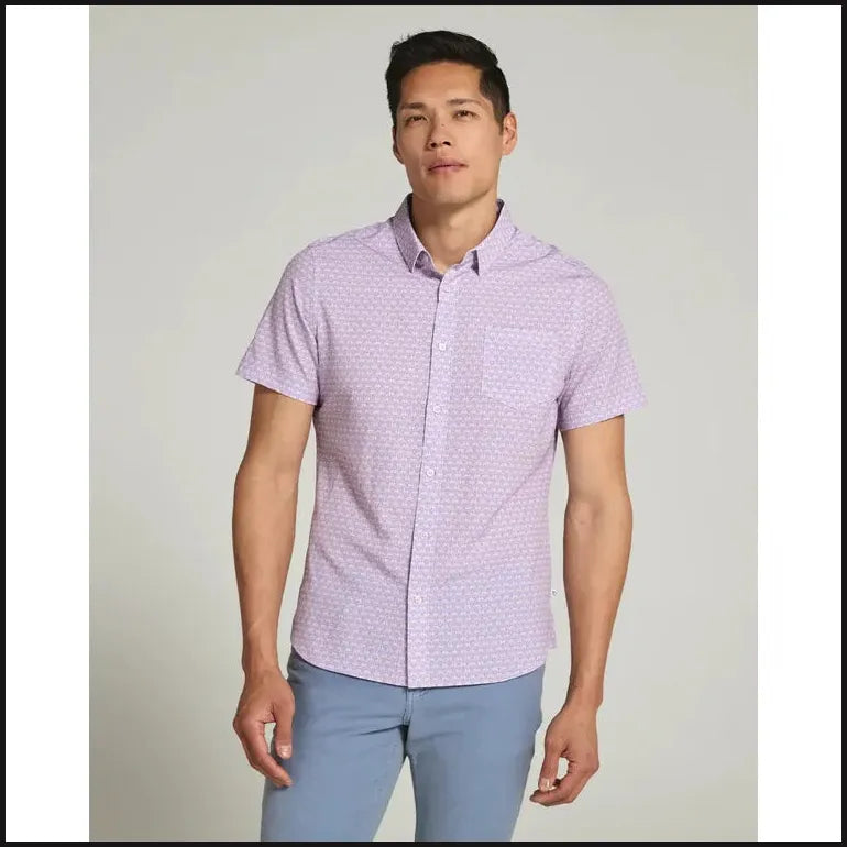 Layne Short Sleeve Shirt-Short Sleeve Button Down-That Guy's Secret
