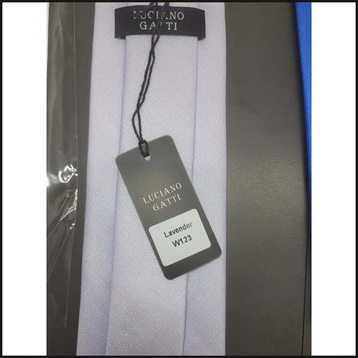 Luciano Gatti Solid Neck Ties - That Guy's Secret