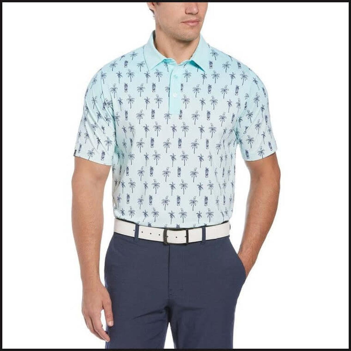 Men's Mojito Ombre Print Golf Polo-Apparel & Accessories-That Guy's Secret