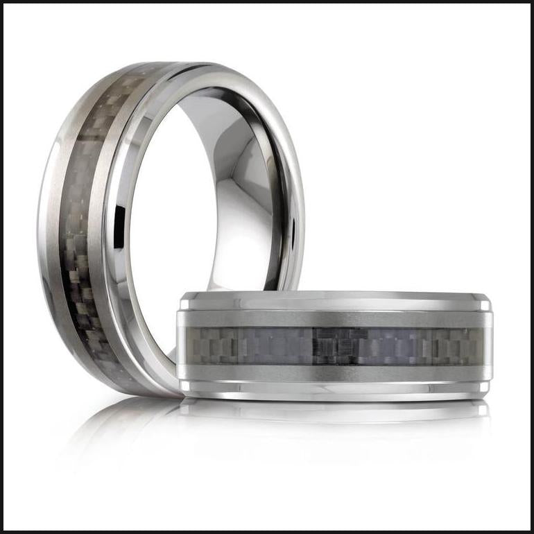 Men’s Tungsten Ring — Malo — Comfort Fit-Ring-That Guy's Secret