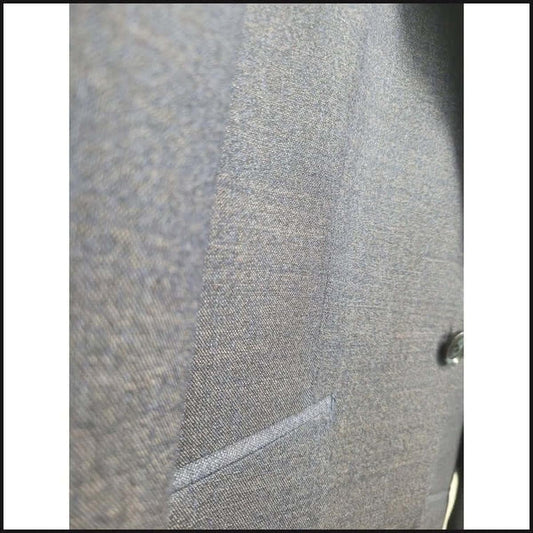 Navy/Brown Subtle Plaid Suit - That Guy's Secret