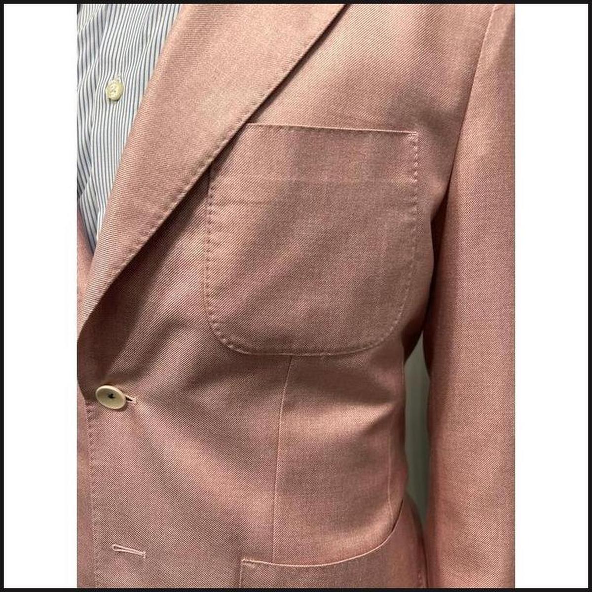Pastel Pink Silk Blazer-Blazer-That Guy's Secret