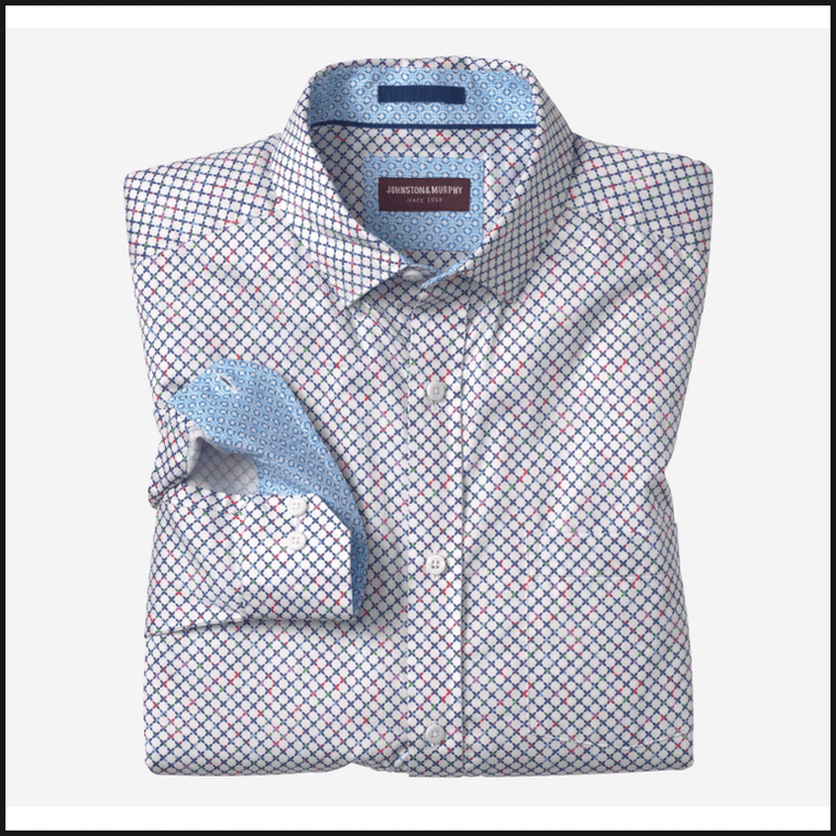 Printed Cotton Shirt-Button Down Shirt-That Guy's Secret