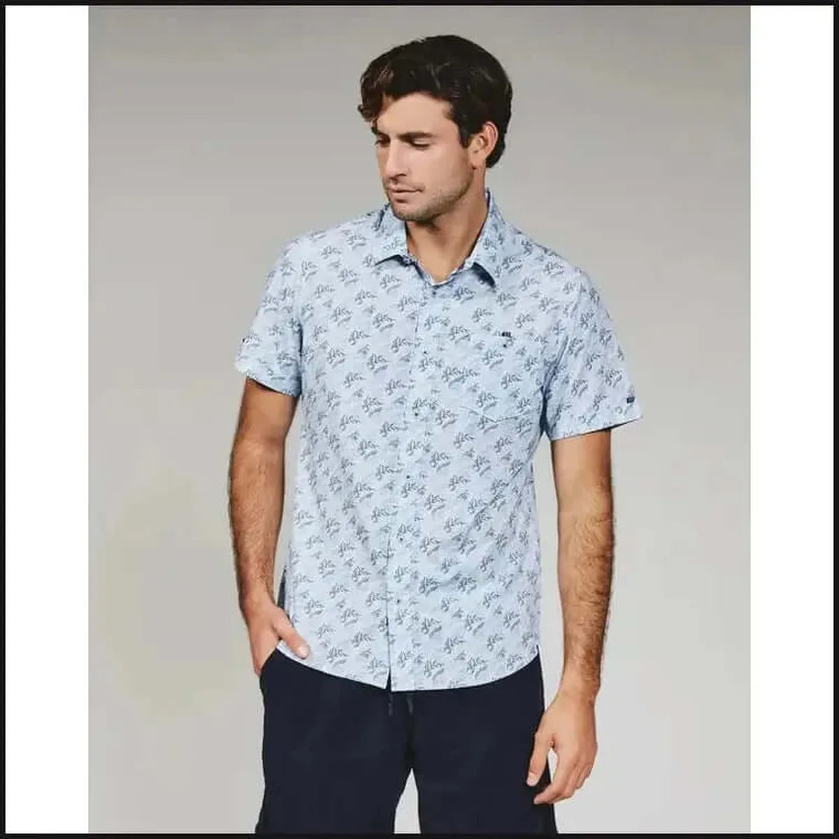 Rubens Short Sleeve Shirt-Short Sleeve Button Down-That Guy's Secret
