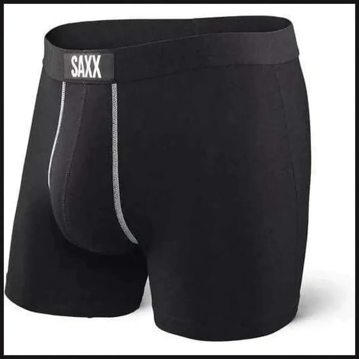 Black with White Stitch