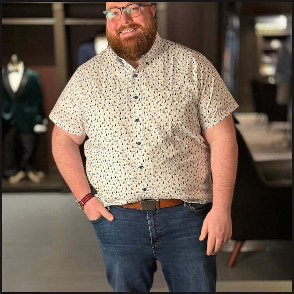 Seersucker Sailboat Short Sleeve - That Guy's Secret