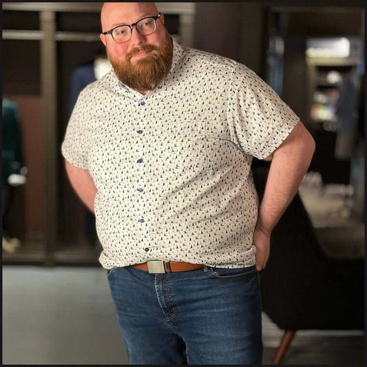 Seersucker Sailboat Short Sleeve - That Guy's Secret