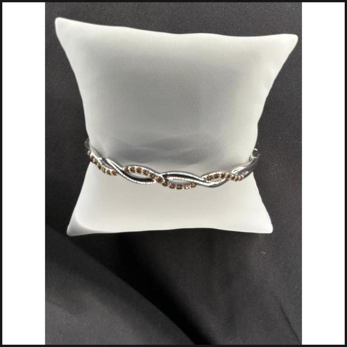 Sterling Silver Bangle – 0.45 Carats-Bangle-That Guy's Secret