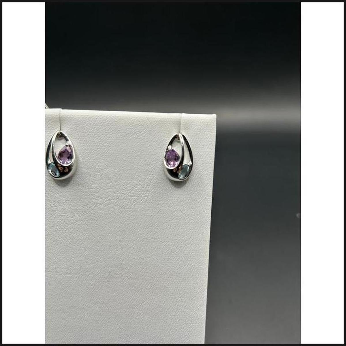 Sterling Silver Earrings – 1.06 Carats-Earrings-That Guy's Secret