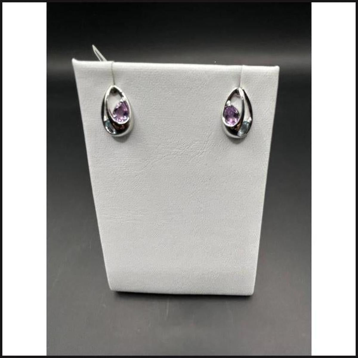 Sterling Silver Earrings – 1.06 Carats-Earrings-That Guy's Secret