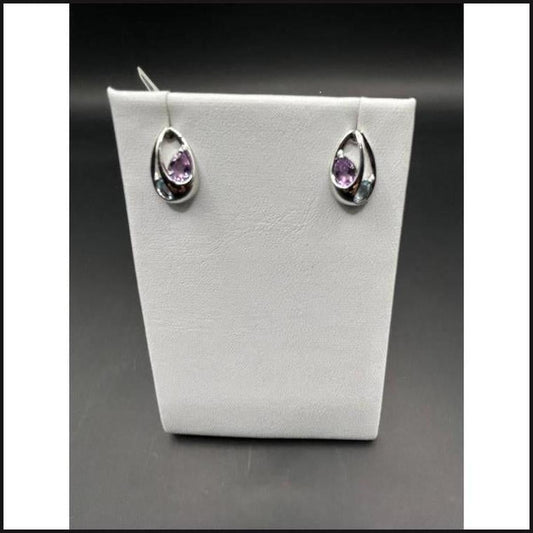 Sterling Silver Earrings – 1.06 Carats-Earrings-That Guy's Secret