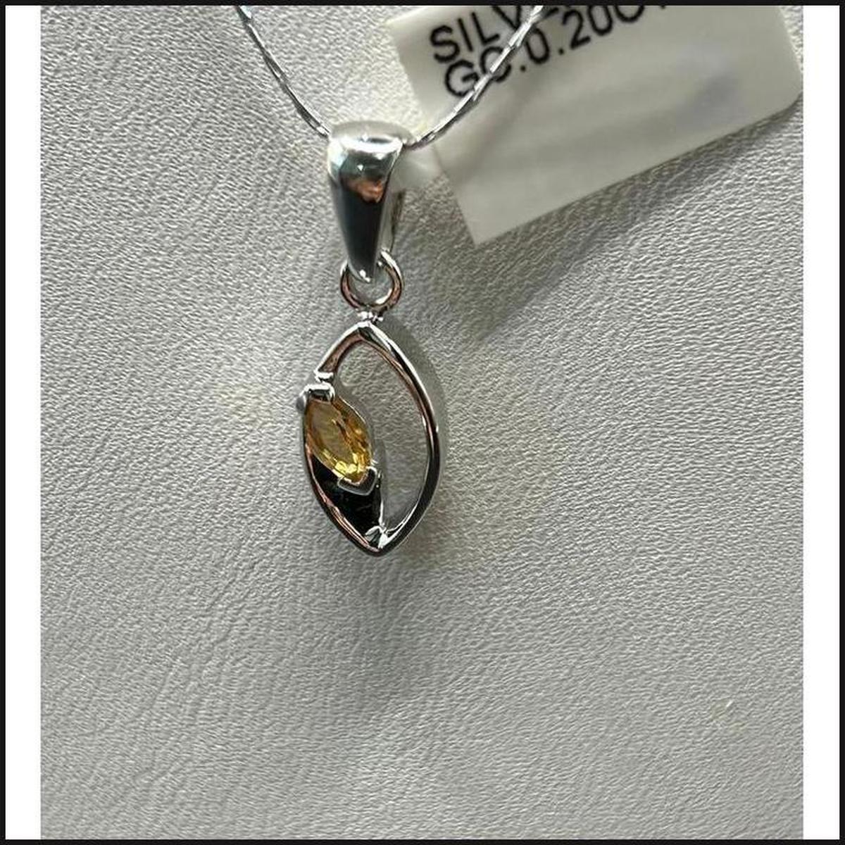 Sterling Silver Pendant – 0.20 Carats-Pendant-That Guy's Secret