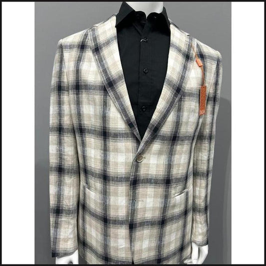 Tallia Orange Cream and Black Sports Coat-That Guy's Secret