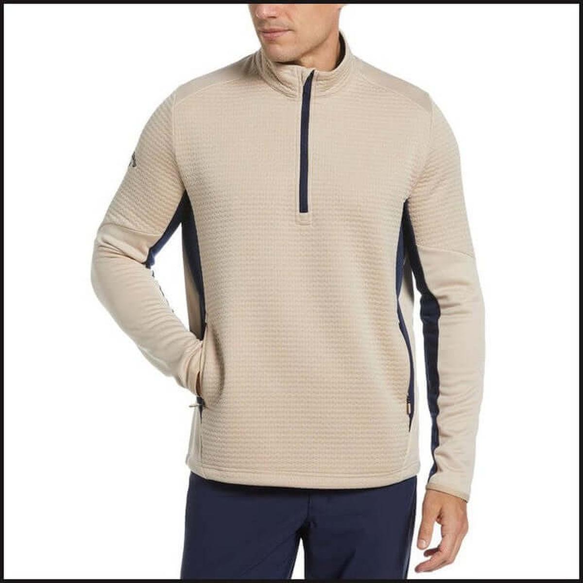 Textured 1/4 Zip Golf Pullover-1/4 Zip-That Guy's Secret