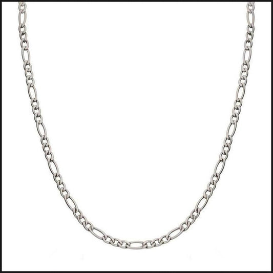 Titanium Figaro Chain 4.7 MM X 22 Inches-bracelet-That Guy's Secret