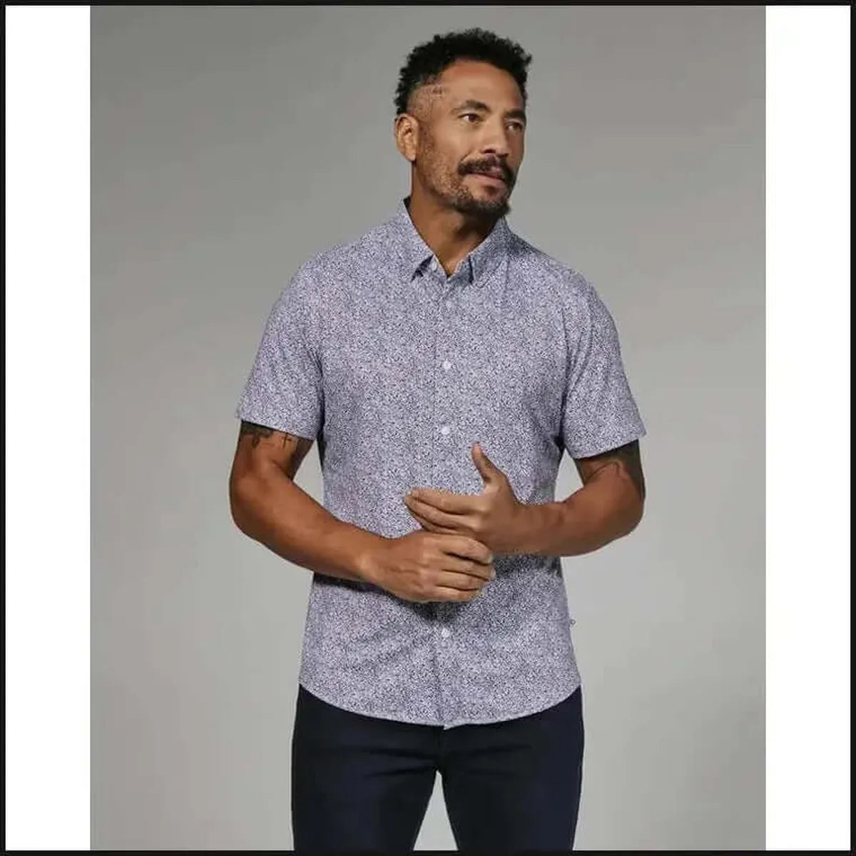 Tropez Short Sleeve Button Down-Short Sleeve Button Down-That Guy's Secret