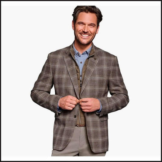 Wool Bib Blazer-Coats & Jackets-That Guy's Secret