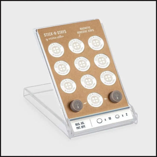 Wurkin Stiffs Magnetic Polo Stays-Apparel & Accessories-That Guy's Secret