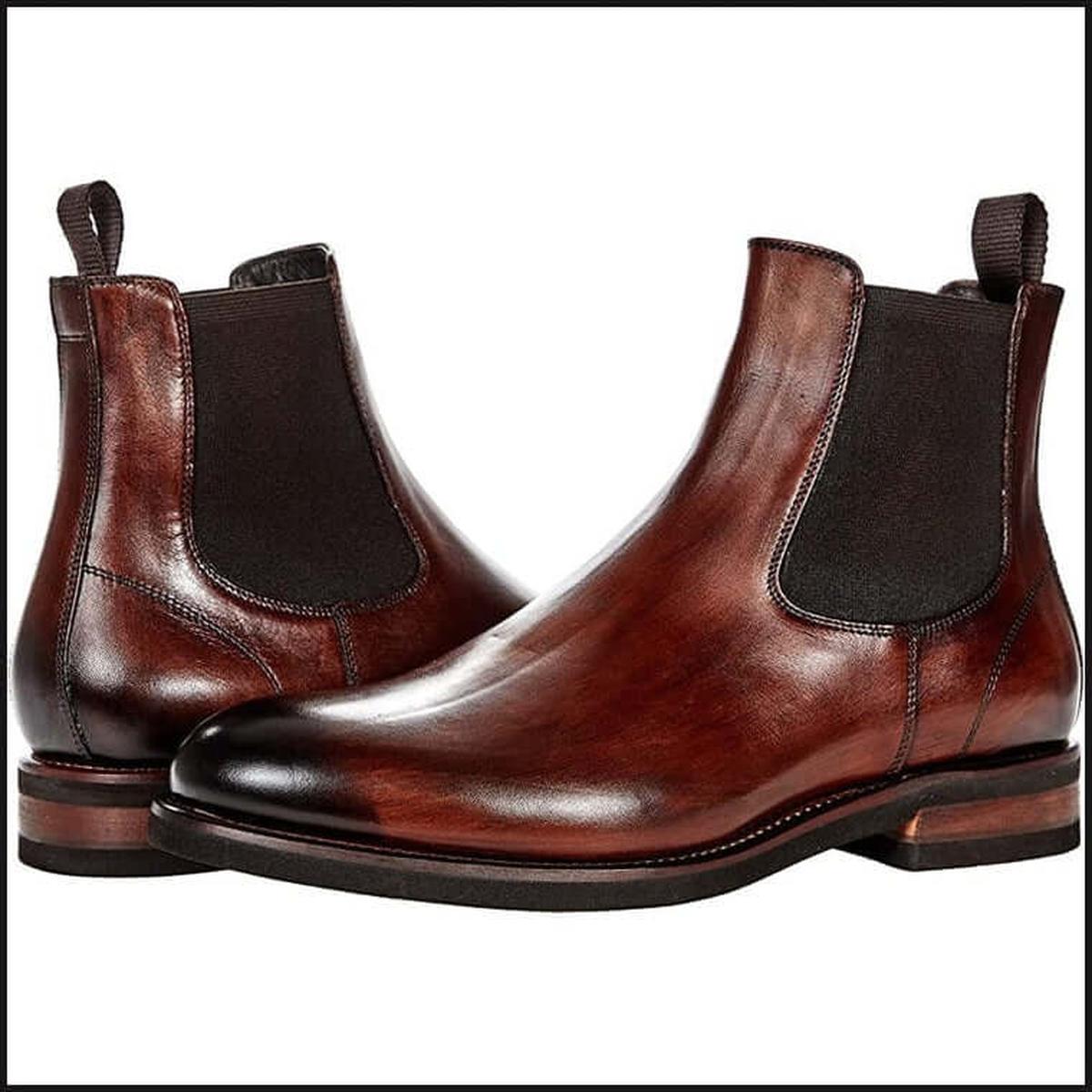 Ashford Chelsea Brown Italian Leather Calfskin - That Guy's Secret