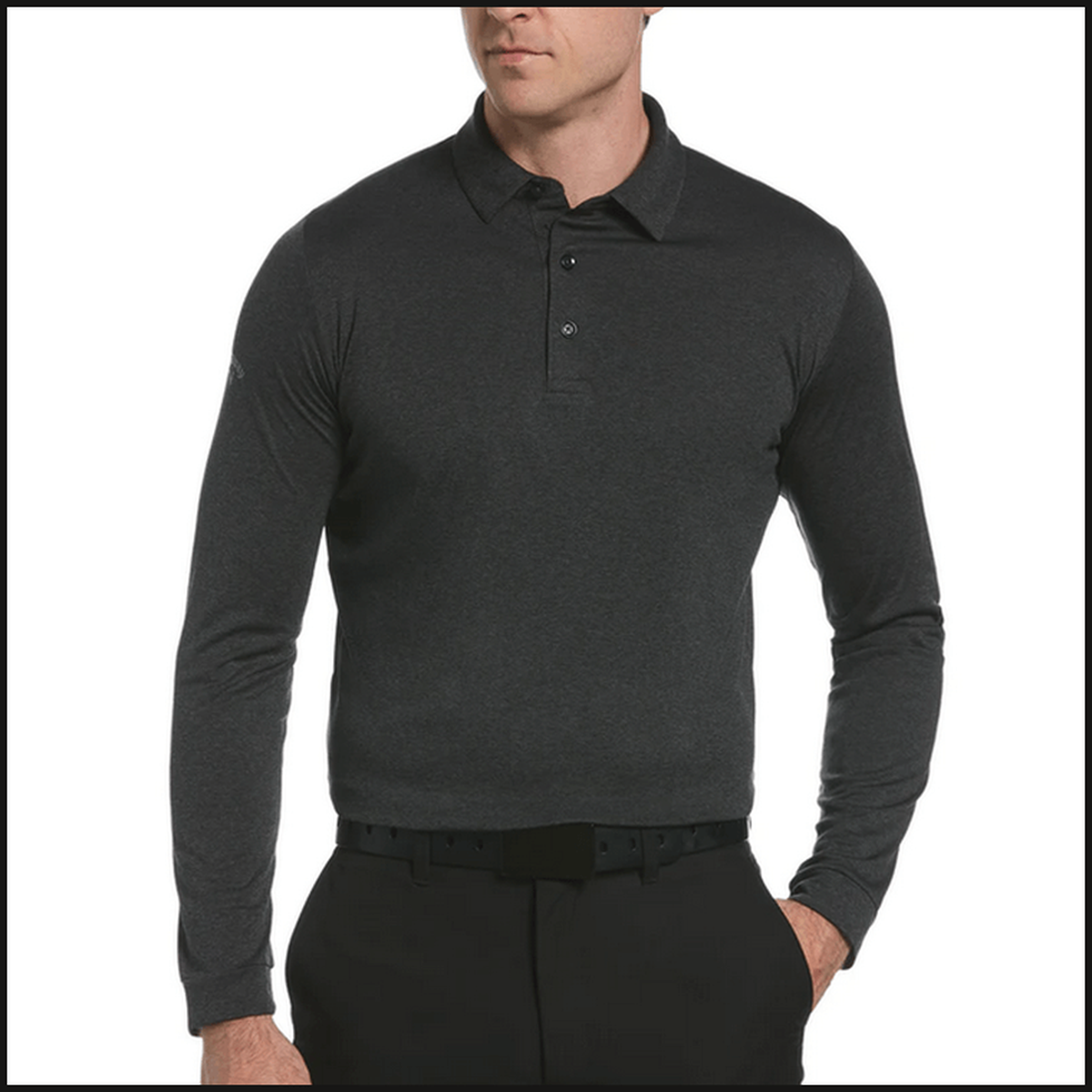 Callaway Mens Swing Tech Essential Long Sleeve Polo That Guy s Secret