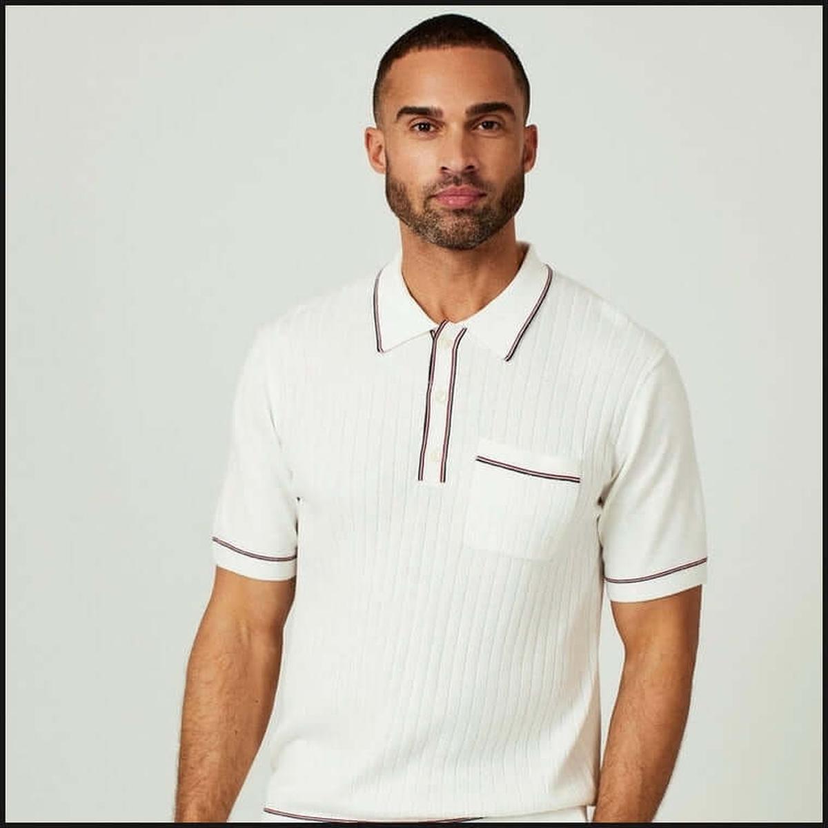 Enzo Striped Sweater Polo - That Guy's Secret