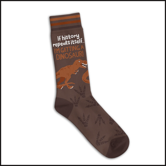 If History Repeats Itself I'm Getting a Dinoasaur Crew Socks - That Guy's Secret
