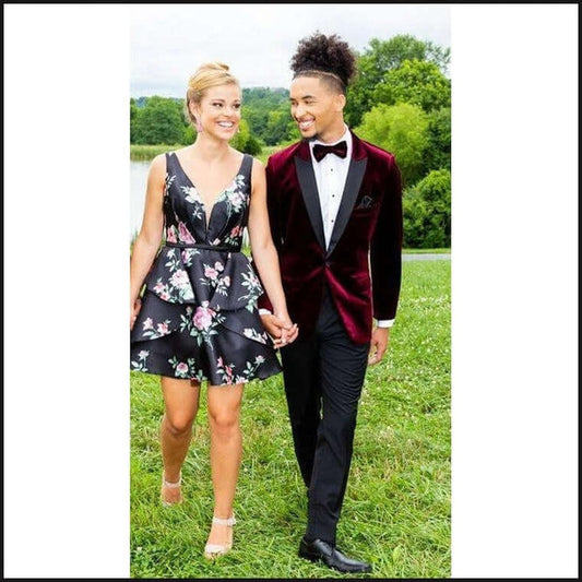 MOD Burgundy Velvet Tuxedo 296M - That Guy's Secret