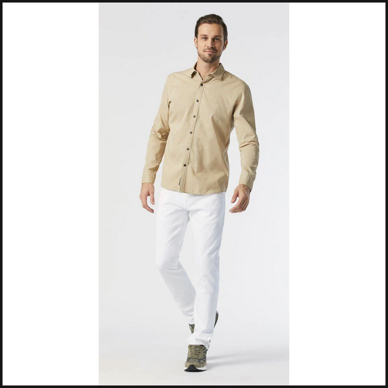 Marcus Slim Straight Jeans | Double White Supermove-Pants-That Guy's Secret