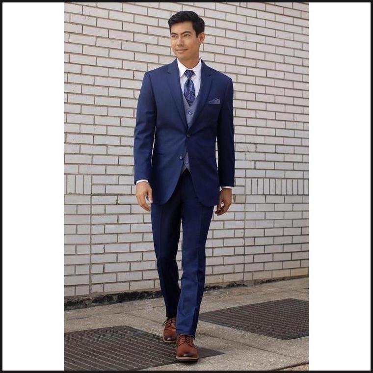 Michael Kors Ultra Slim Blue Performance Wedding Suit 302 only
