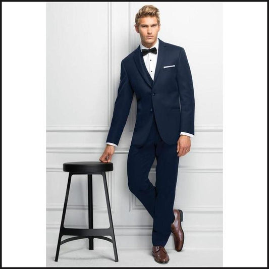 Michael Kors Ultra Slim Navy Sterling Wedding Suit 371 - That Guy's Secret