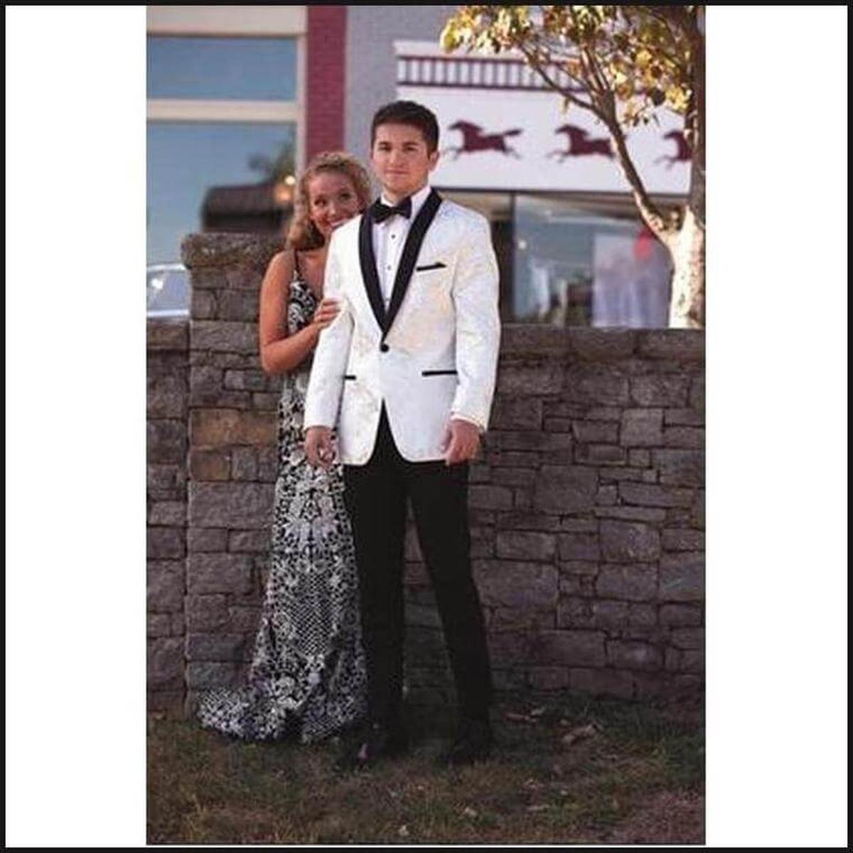 Mod White With Silver Lame' Splash Tuxedo 275M - That Guy's Secret