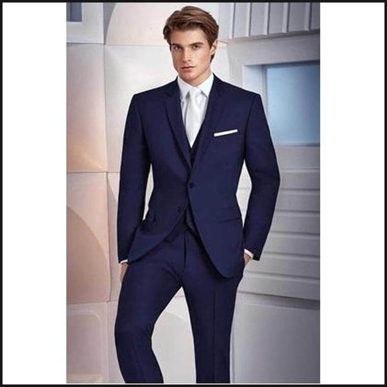 Navy Ike Behar Collin Suit 250M - That Guy's Secret